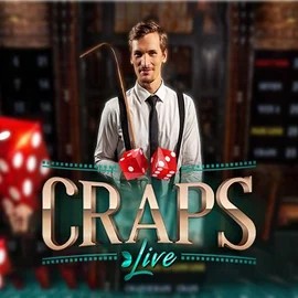 Live Craps slot icon by Evolution, available at Playfina Casino