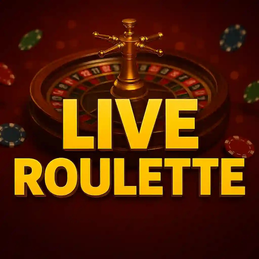 Live Roulette game by Evolution – logo hosted on Playfina Casino