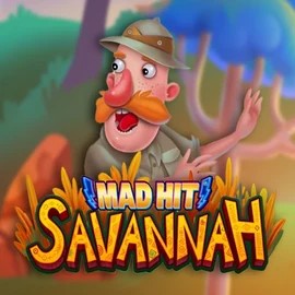 Mad Hit Savannah casino game by RubyPlay – featured logo at Playfina Casino